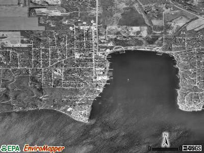 Zip code 53191 satellite photo by USGS