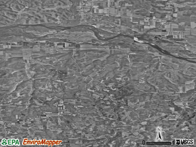 Zip code 53506 satellite photo by USGS
