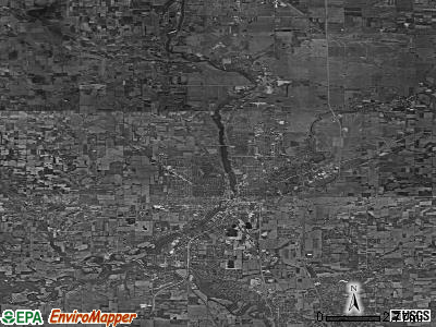 Zip code 53511 satellite photo by USGS
