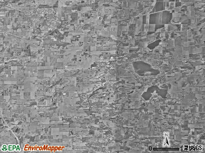 Zip code 53523 satellite photo by USGS