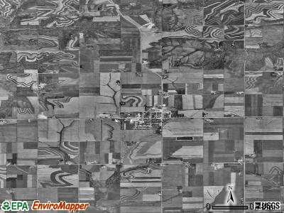 Zip code 53526 satellite photo by USGS