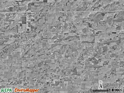 Zip code 53531 satellite photo by USGS