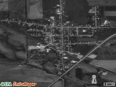 Zip code 53537 satellite photo by USGS