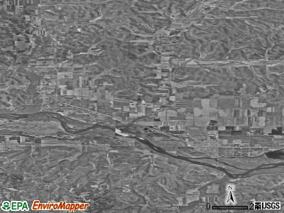 Zip code 53556 satellite photo by USGS