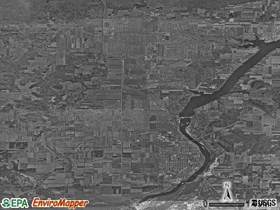 Zip code 53578 satellite photo by USGS