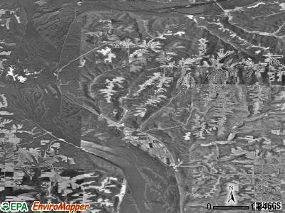 Zip code 53801 satellite photo by USGS
