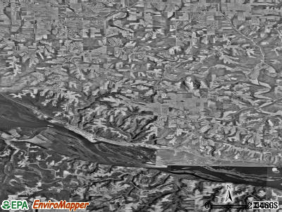 Zip code 53806 satellite photo by USGS