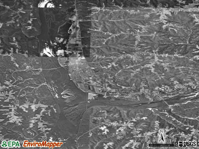 Zip code 53821 satellite photo by USGS