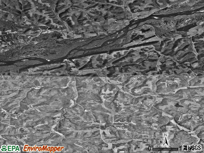 Zip code 53827 satellite photo by USGS