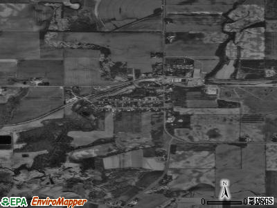 Zip code 53931 satellite photo by USGS