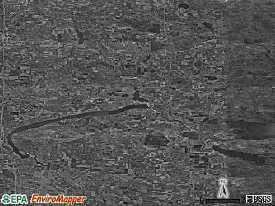 Zip code 53949 satellite photo by USGS