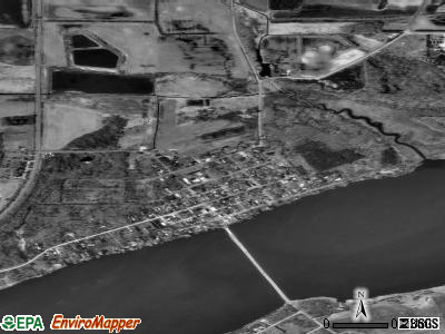 Zip code 53953 satellite photo by USGS