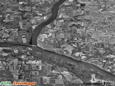 Zip code 54021 satellite photo by USGS