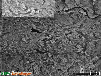 Zip code 06470 satellite photo by USGS