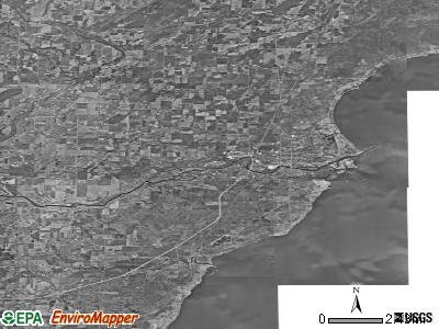 Zip code 54153 satellite photo by USGS