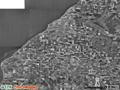 Zip code 54204 satellite photo by USGS