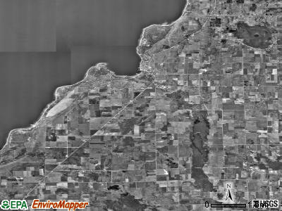 Zip code 54209 satellite photo by USGS