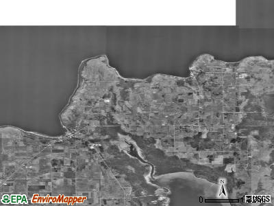 Zip code 54210 satellite photo by USGS