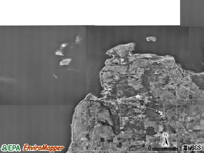 Zip code 54212 satellite photo by USGS