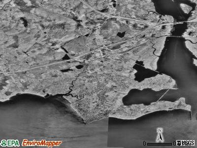 Zip code 06475 satellite photo by USGS
