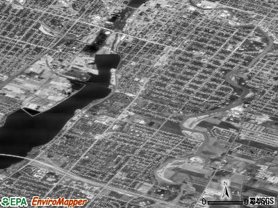 Zip code 54301 satellite photo by USGS