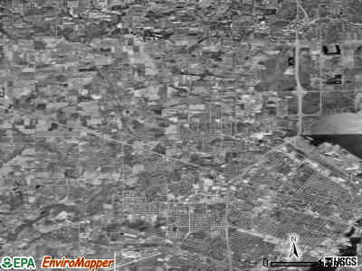 Zip code 54313 satellite photo by USGS