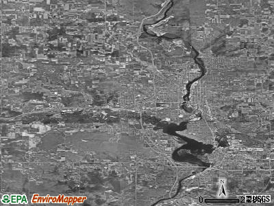 Zip code 54401 satellite photo by USGS