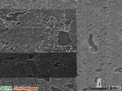 Zip code 54520 satellite photo by USGS