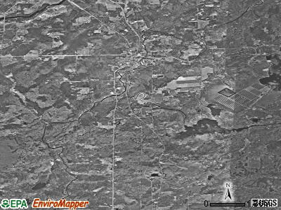 Zip code 54524 satellite photo by USGS