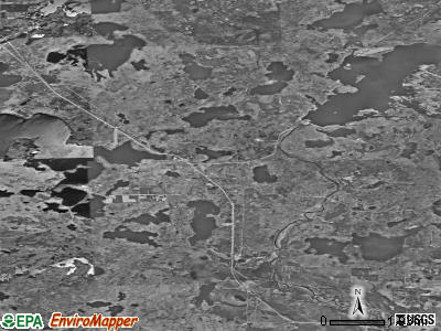 Zip code 54539 satellite photo by USGS