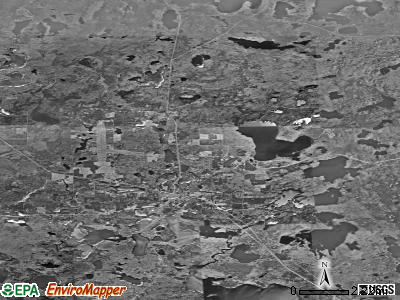 Zip code 54568 satellite photo by USGS