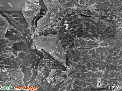 Zip code 54601 satellite photo by USGS