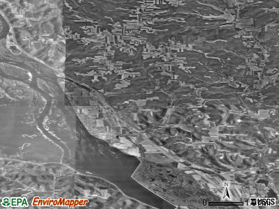 Zip code 54622 satellite photo by USGS