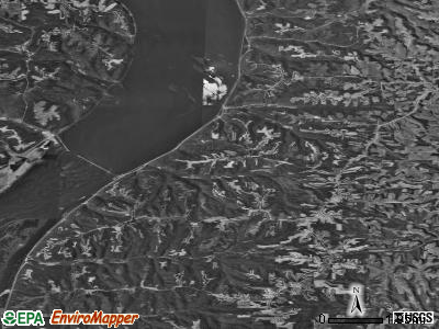 Zip code 54626 satellite photo by USGS