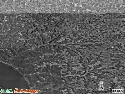 Zip code 54628 satellite photo by USGS