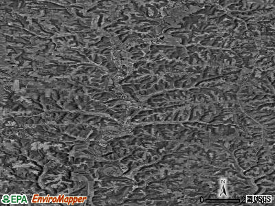 Zip code 54631 satellite photo by USGS