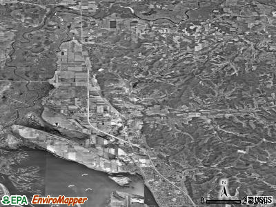 Zip code 54636 satellite photo by USGS