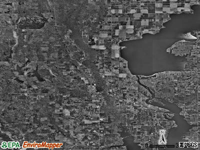Zip code 54646 satellite photo by USGS