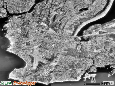 Zip code 06512 satellite photo by USGS