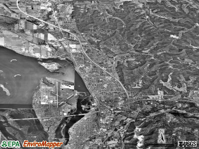 Zip code 54650 satellite photo by USGS