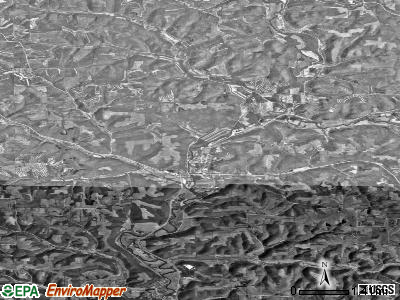 Zip code 54652 satellite photo by USGS