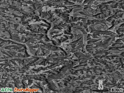 Zip code 54657 satellite photo by USGS