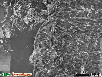 Zip code 54658 satellite photo by USGS