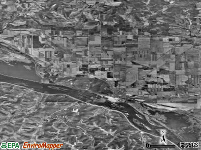 Zip code 54661 satellite photo by USGS