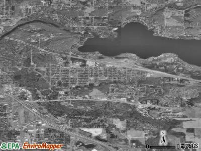 Zip code 54720 satellite photo by USGS