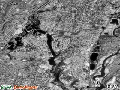 Zip code 06517 satellite photo by USGS