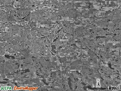 Zip code 54813 satellite photo by USGS