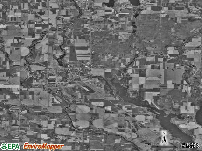 Zip code 54822 satellite photo by USGS
