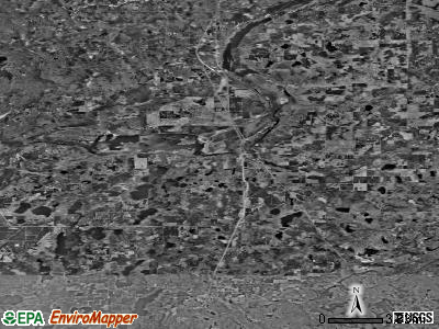 Zip code 54838 satellite photo by USGS