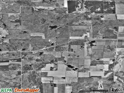 Zip code 54845 satellite photo by USGS